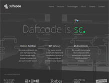 Tablet Screenshot of daftcode.com